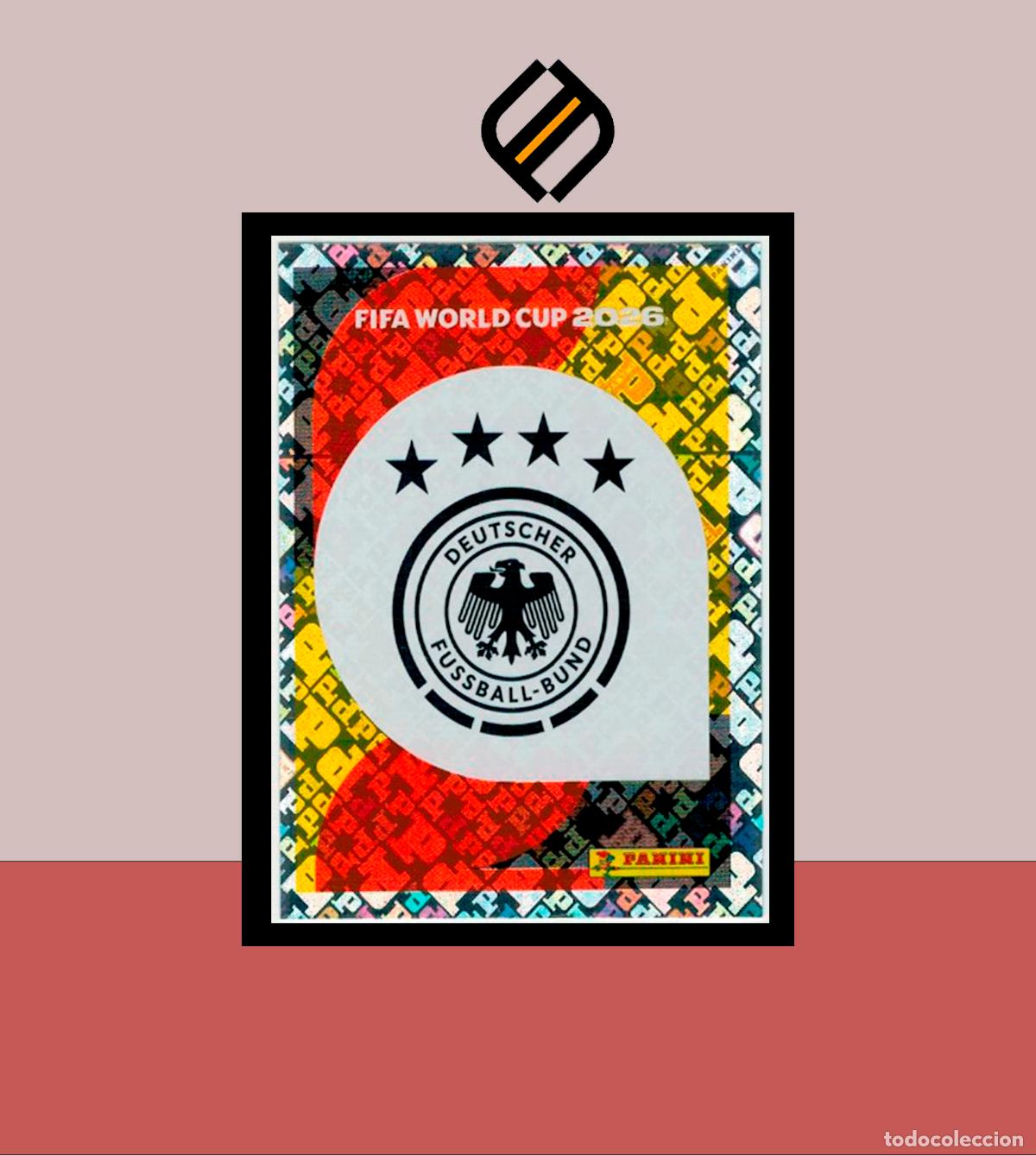 Cromos de f&uacute;tbol: PANINI FIFA CLUB WORLD CUP 2026 26 GER 1 ESCUDO ALEMANIA STICKER MUNDIAL MEX CAN USA LIGA