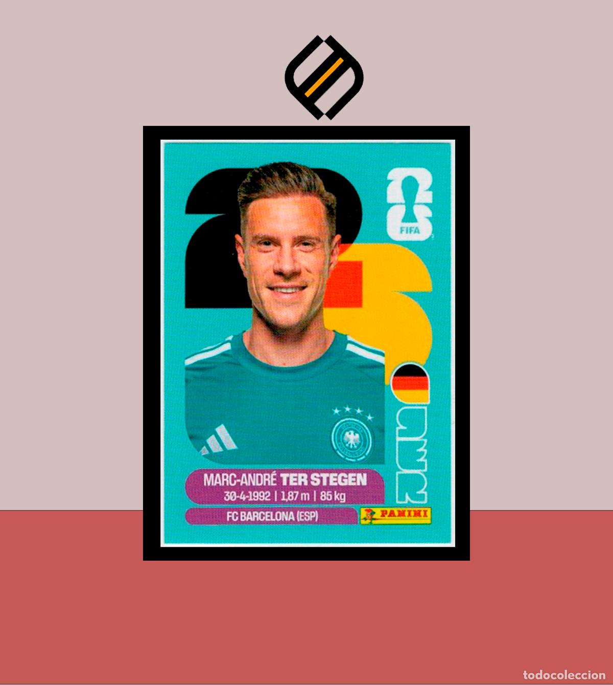 Cromos de f&uacute;tbol: PANINI FIFA CLUB WORLD CUP 2026 26 GER 2 MARC-ANDR&Eacute; TER STEGEN ALEMANIA STICKER MUNDIAL MEX CAN USA