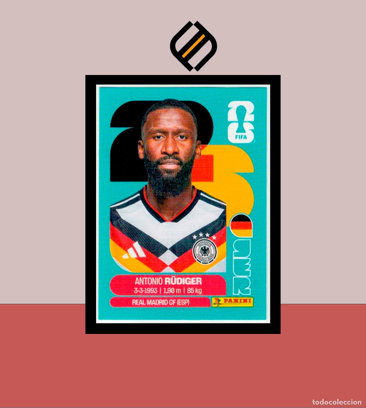 Cromos de f&uacute;tbol: PANINI FIFA CLUB WORLD CUP 2026 26 GER 6 ANTONIO R&Uuml;DIGER ALEMANIA STICKER MUNDIAL MEX CAN USA LIGA