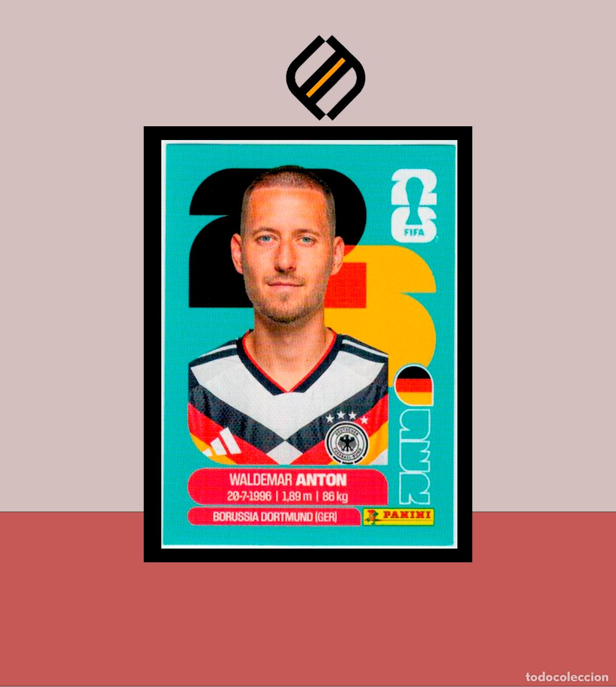 Cromos de f&uacute;tbol: PANINI FIFA CLUB WORLD CUP 2026 26 GER 7 WALDEMAR ANTON ALEMANIA STICKER MUNDIAL MEX CAN USA LIGA