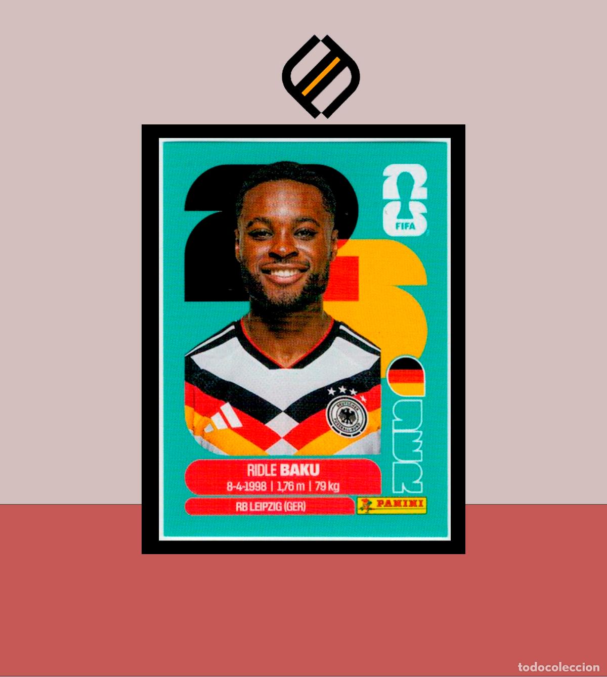 Cromos de f&uacute;tbol: PANINI FIFA CLUB WORLD CUP 2026 26 GER 8 RIDLE BAKU ALEMANIA STICKER MUNDIAL MEX CAN USA LIGA