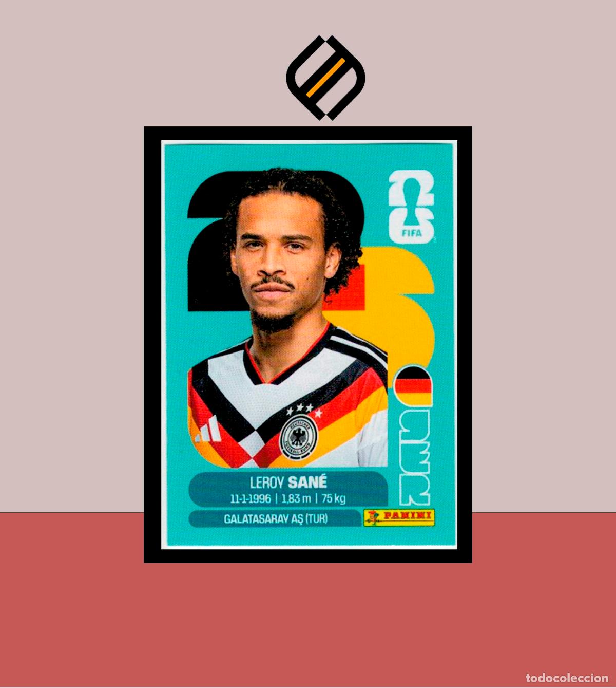 Cromos de f&uacute;tbol: PANINI FIFA CLUB WORLD CUP 2026 26 GER 18 LEROY SAN&Eacute; ALEMANIA STICKER MUNDIAL MEX CAN USA LIGA