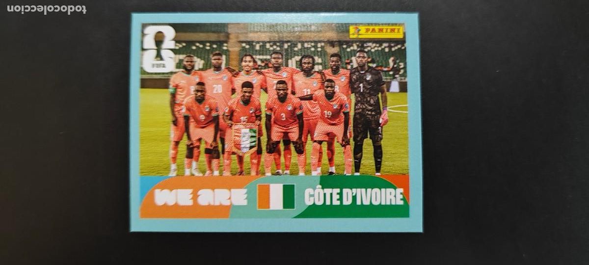 Cartes &agrave; collectionner de Football: FIFA WORLD CUP 2026 STICKER ALINEACION COSTA DE IVORI # CIV13 PANINI
