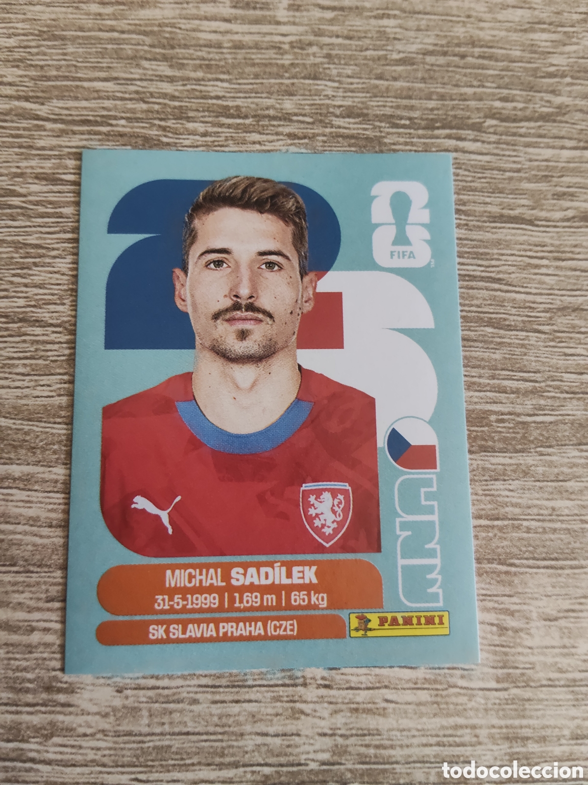 Cromos de f&uacute;tbol: Panini mundial 2026 CZE 9 Michal Sadilek Rep&uacute;blica Checa