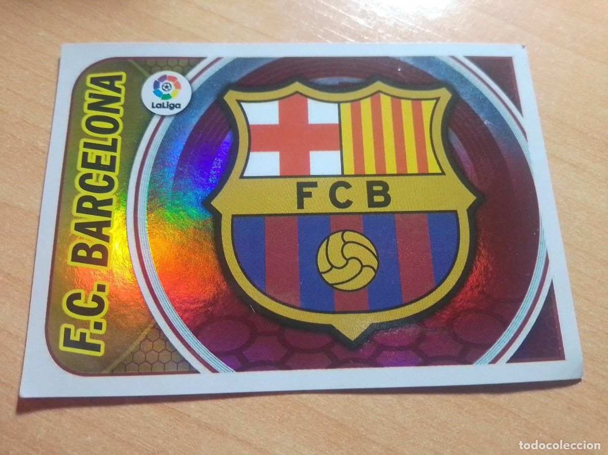 Cartes &agrave; collectionner de Football: 7 ESCUDO DEL BARCELONA 16 17 LIGA ESTE 2016 2017 SIN PEGAR
