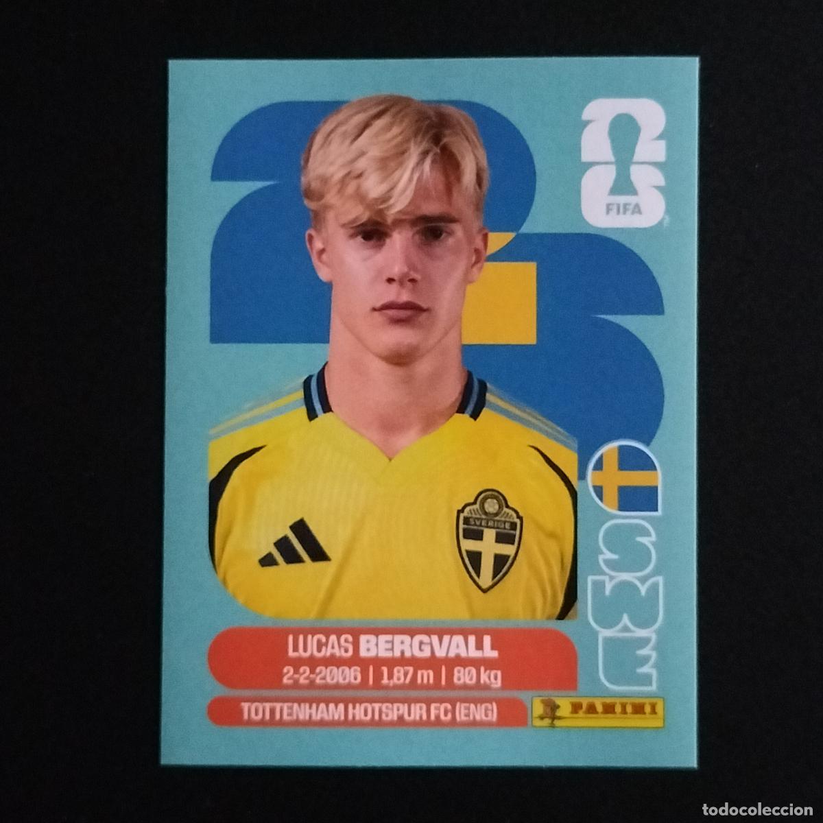 Cromos de Futebol: SWE 8 LUCAS BERGVALL SUECIA CROMOS STICKER MUNDIAL 26 2026 FIFA WORLD CUP PANINI
