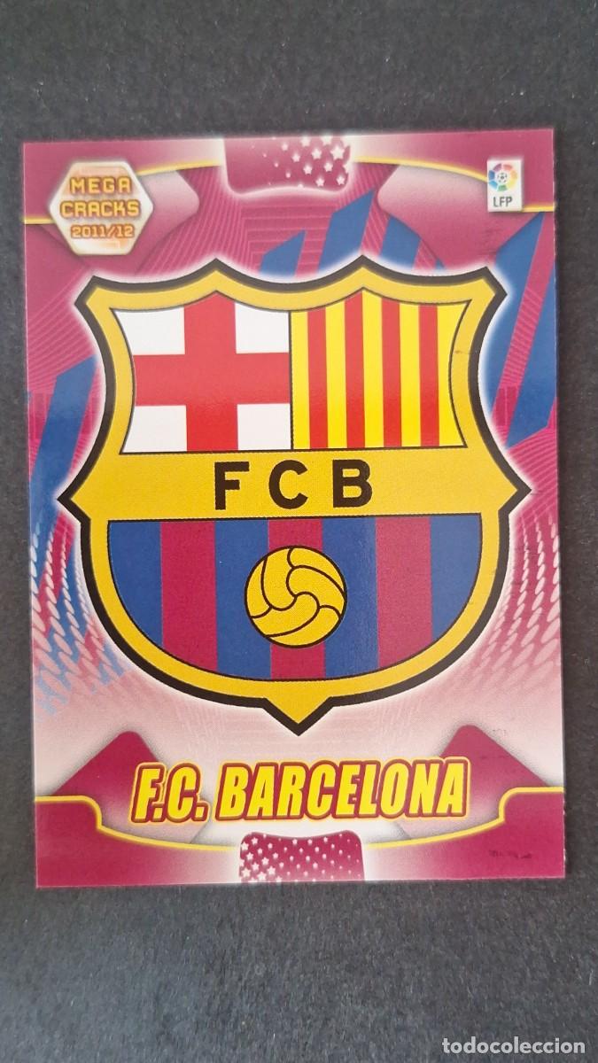 Fu&szlig;ball-Sticker: L2 ESCUDO F. C. BARCELONA 37 PANINI MEGACRACKS 2011 2012 11 12