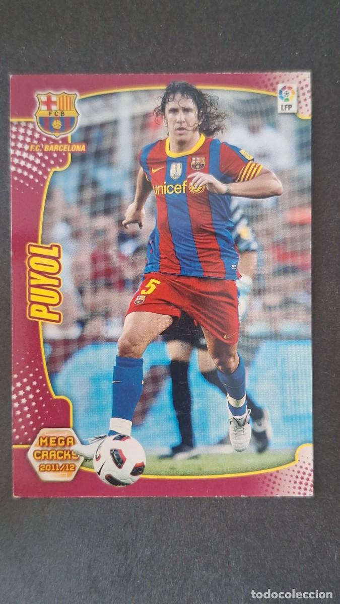Cromos de f&uacute;tbol: L2 PUYOL F. C. BARCELONA 41 PANINI MEGACRACKS 2011 2012 11 12