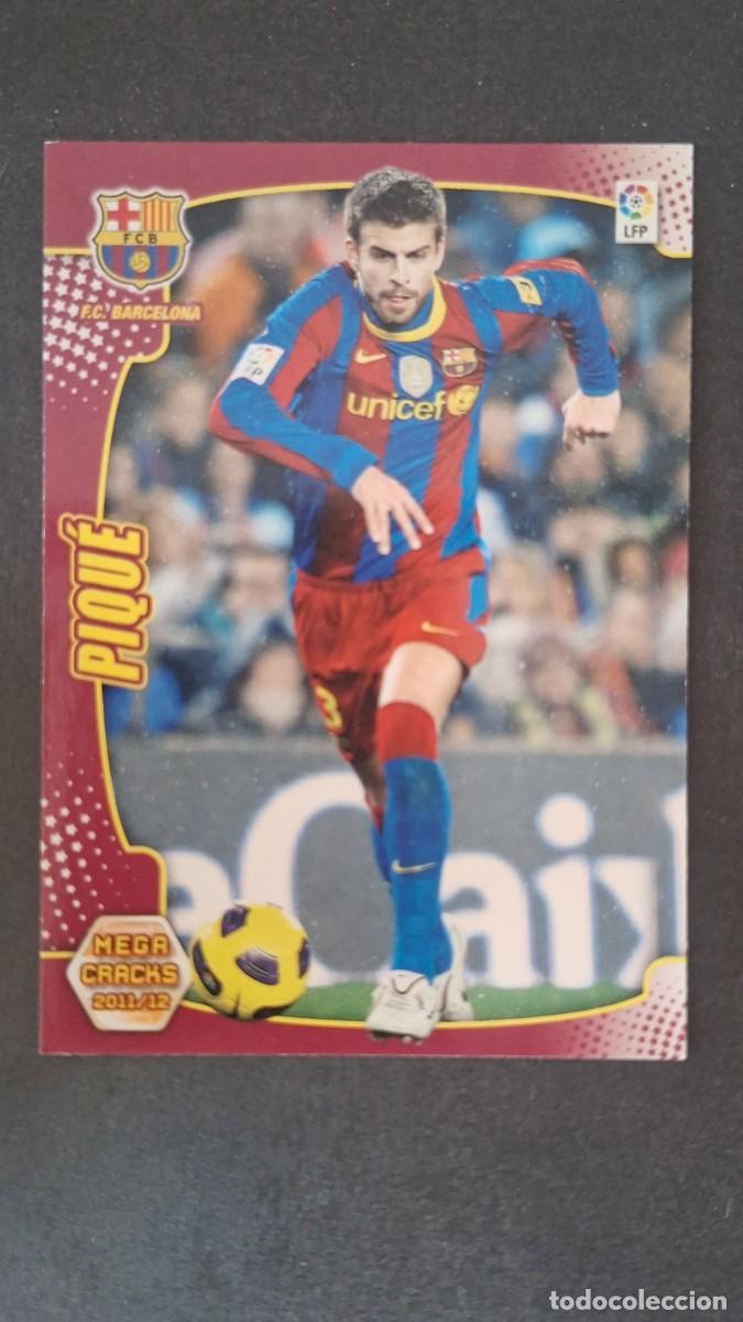 Cromos de f&uacute;tbol: L2 PIQUE F. C. BARCELONA 42 PANINI MEGACRACKS 2011 2012 11 12