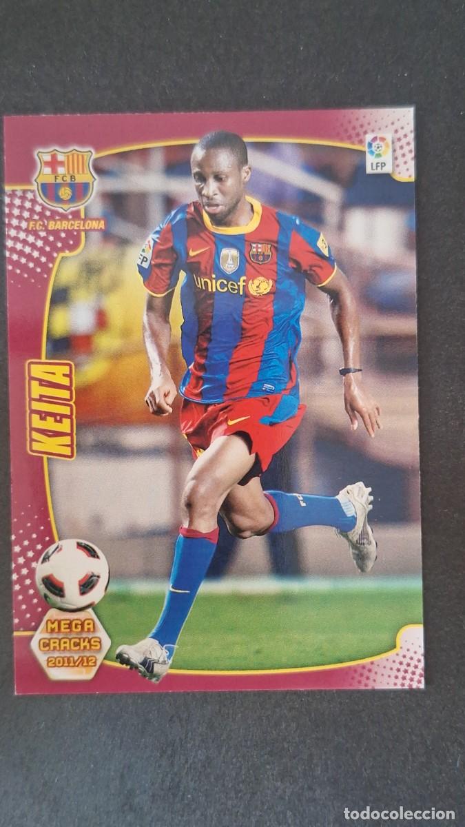 Cromos de f&uacute;tbol: L2 KEITA F. C. BARCELONA 49 PANINI MEGACRACKS 2011 2012 11 12