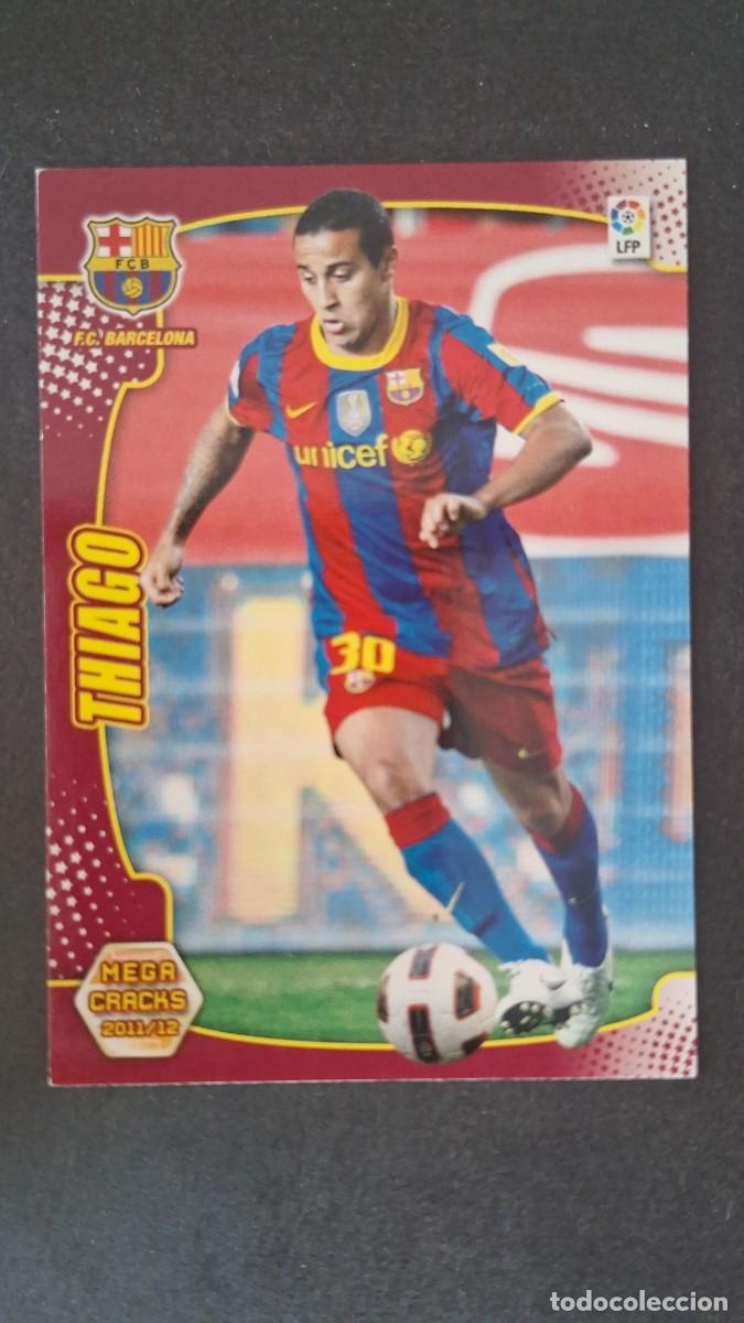 Cromos de f&uacute;tbol: L2 THIAGO F. C. BARCELONA 50 PANINI MEGACRACKS 2011 2012 11 12