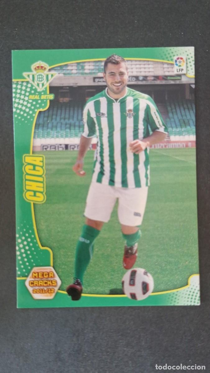 Cromos de f&uacute;tbol: L2 CHICA REAL BETIS BALOMPIE 58 PANINI MEGACRACKS 2011 2012 11 12