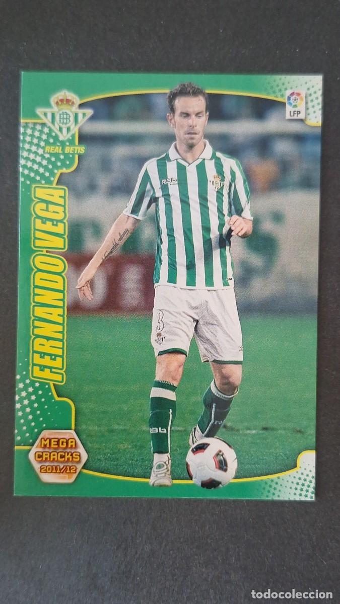 Cromos de f&uacute;tbol: L2 FERNANDO VEGA REAL BETIS BALOMPIE 62 PANINI MEGACRACKS 2011 2012 11 12