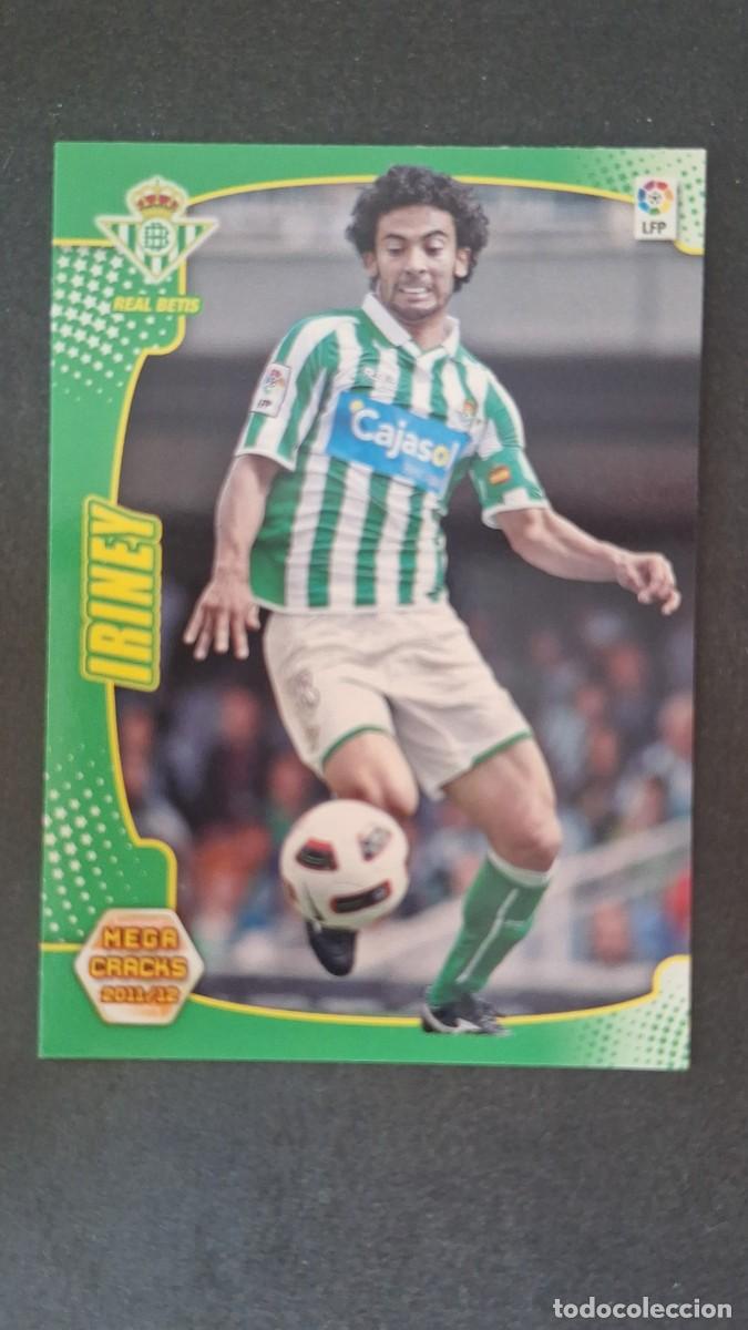 Cromos de f&uacute;tbol: L2 IRINEY REAL BETIS BALOMPIE 64 PANINI MEGACRACKS 2011 2012 11 12
