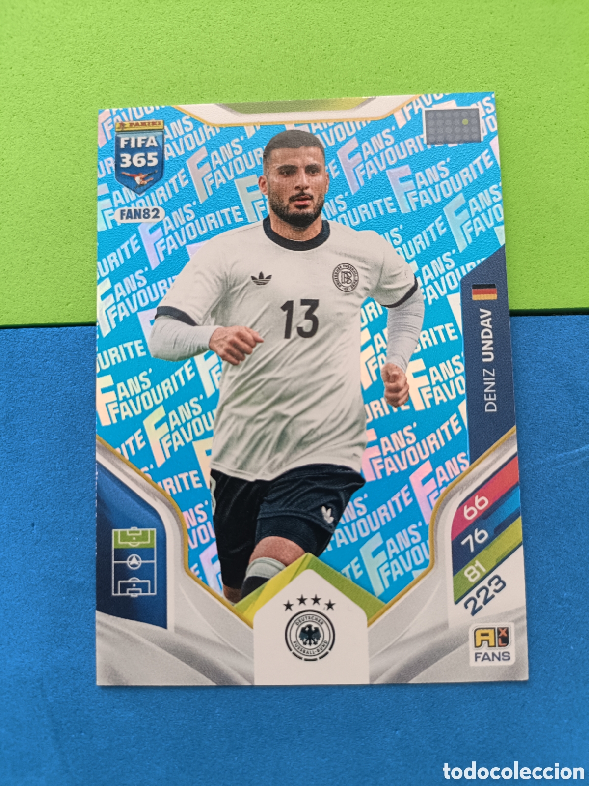Fu&szlig;ball-Sticker: PANINI Adrenalyn XL FIFA 365 2025 2026 25 26 - Fans Fauvorite FAN 82 Undav Paralela azul