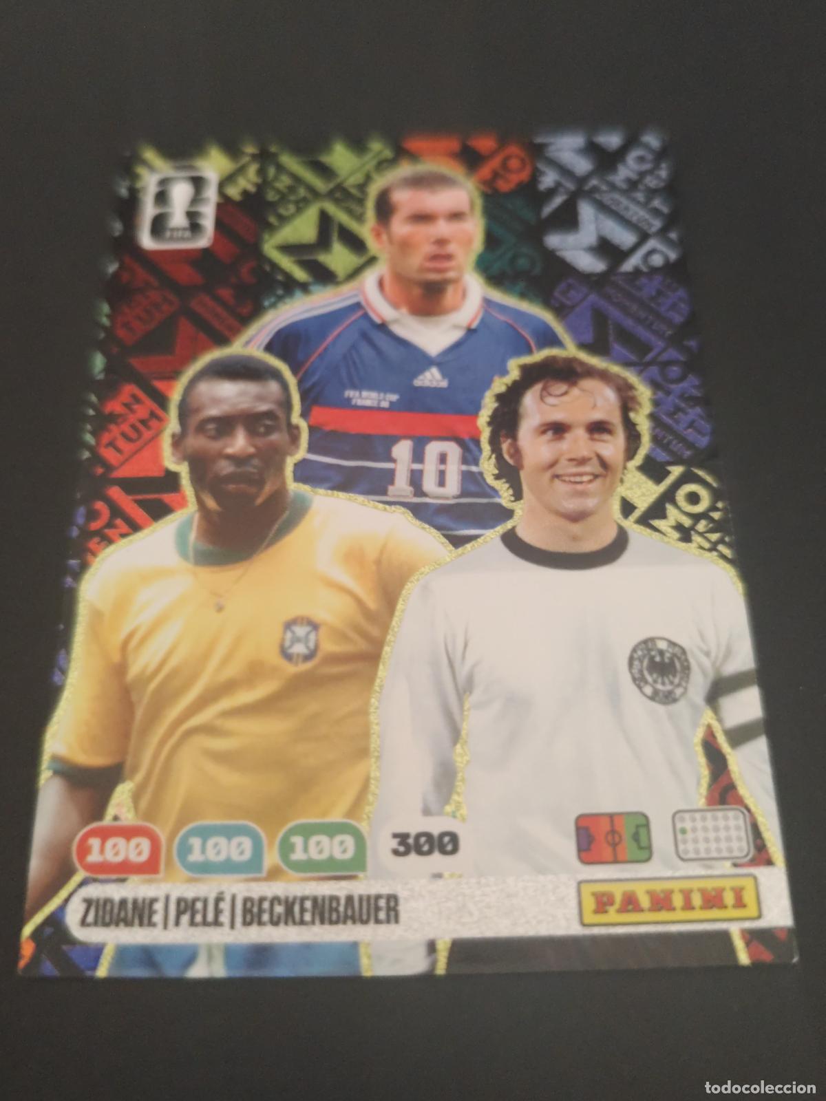 Fu&szlig;ball-Sticker: MOMENTUM ZIDANE PEL&Eacute; BECKENBAUER ADRENALYN MUNDIAL FIFA WORLD CUP 2026 PANINI