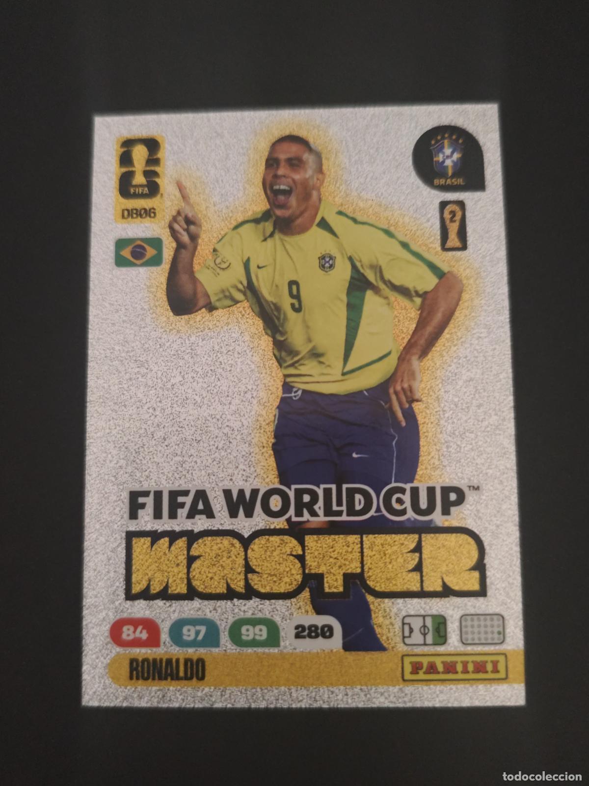 Fu&szlig;ball-Sticker: DB6 RONALDO BRASIL MASTER ADRENALYN MUNDIAL FIFA WORLD CUP 2026 PANINI