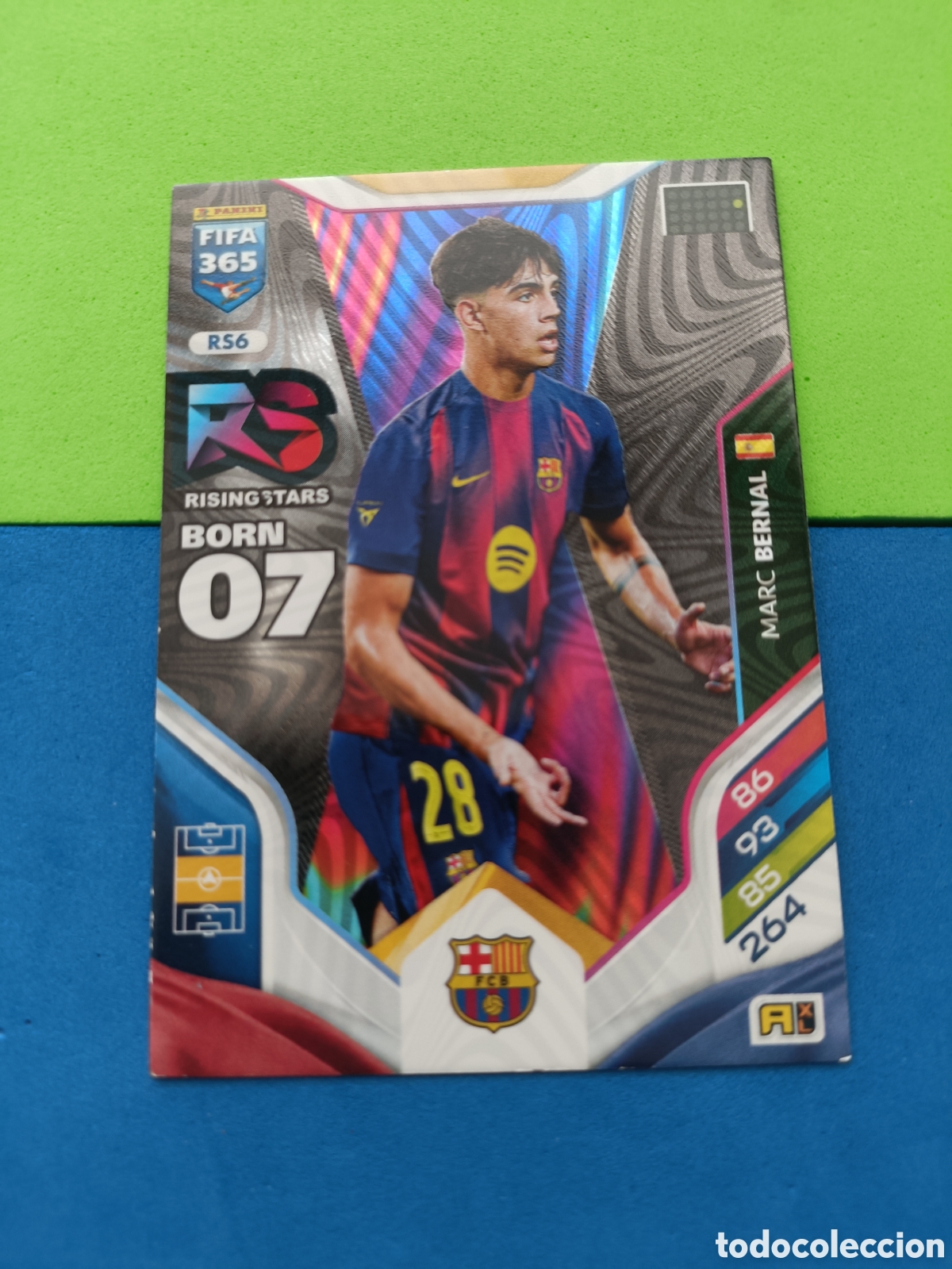 Fu&szlig;ball-Sticker: PANINI Adrenalyn XL FIFA 365 2025 2026 25 26 - Rising Star RS6 Marc Bernal Barcelona