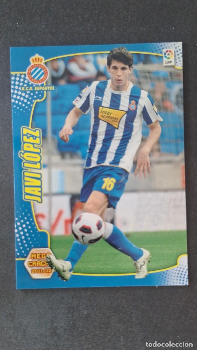 Fu&szlig;ball-Sticker: L2 JAVI LOPEZ R. C. D. ESPA&Ntilde;OL 75 PANINI MEGACRACKS 2011 2012 11 12