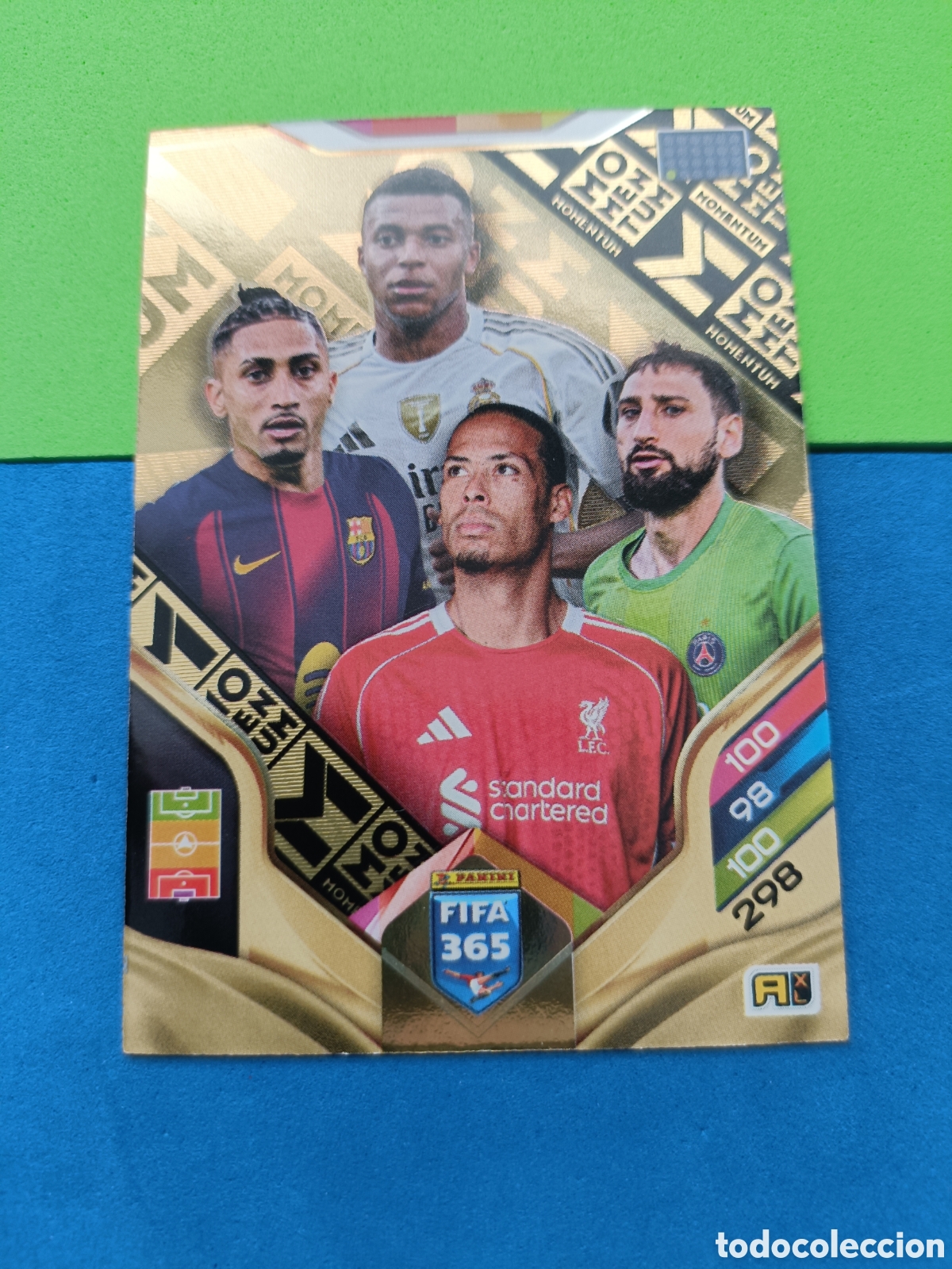 Cromos de f&uacute;tbol: PANINI Adrenalyn XL FIFA 365 2025 2026 25 26 - Momentum Mbappe Raphinha Donnarumma Van Dijk
