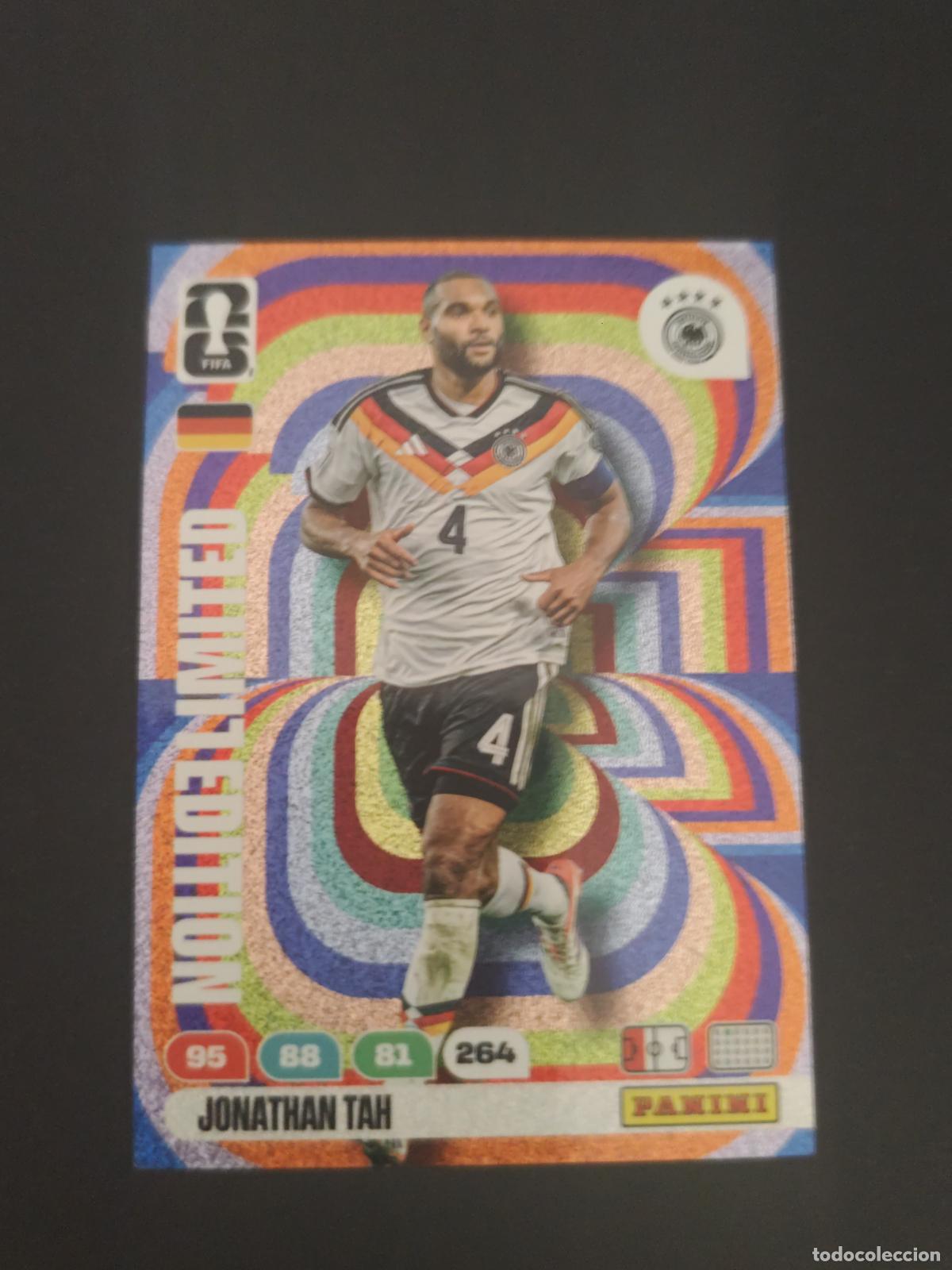 Cromos de f&uacute;tbol: JONATHAN TAH ALEMANIA EDICI&Oacute;N LIMITADA ADRENALYN MUNDIAL FIFA WORLD CUP 2026 PANINI