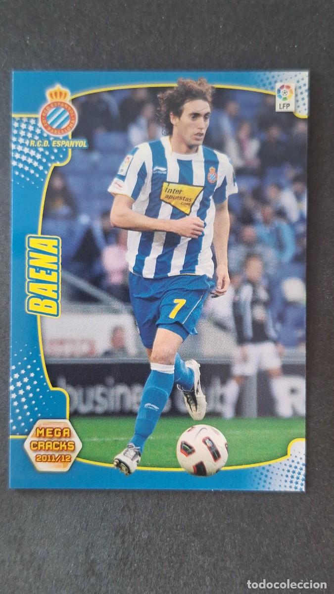 Cromos de f&uacute;tbol: L2 BAENA R. C. D. ESPA&Ntilde;OL 82 PANINI MEGACRACKS 2011 2012 11 12