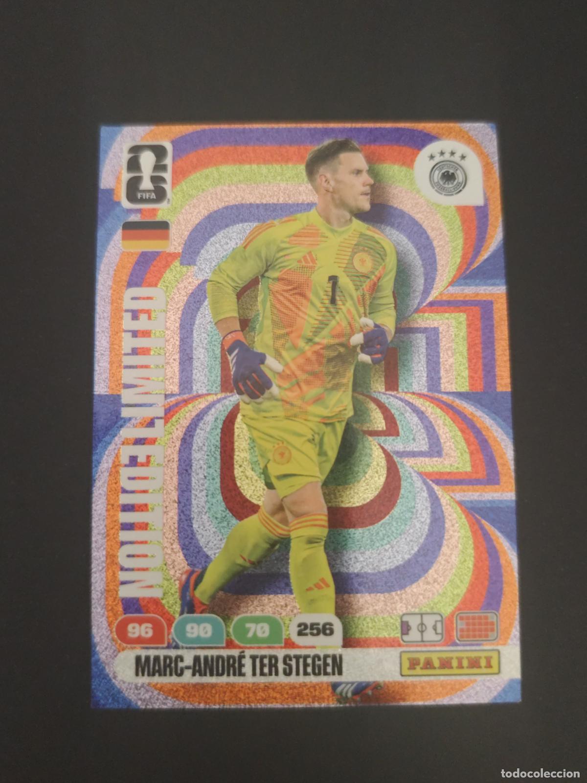Cromos de f&uacute;tbol: MARC-ANDR&Eacute; TER STEGEN ALEMANIA EDICI&Oacute;N LIMITADA ADRENALYN MUNDIAL FIFA WORLD CUP 2026 PANINI