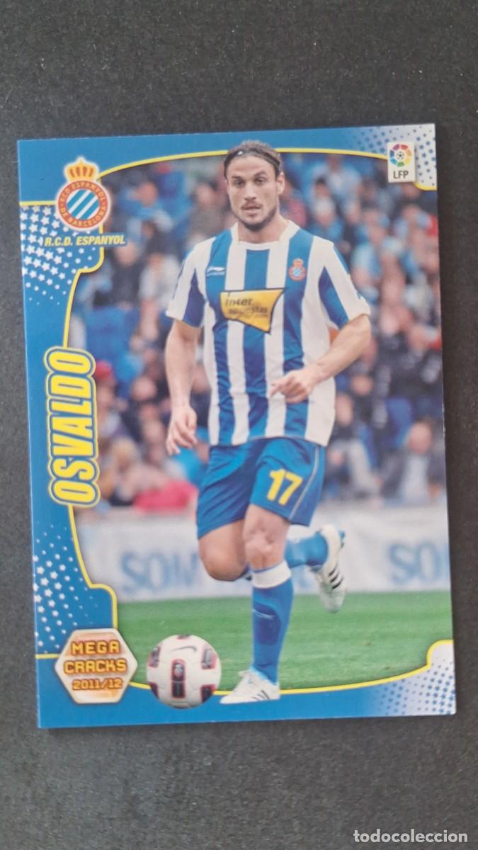Cromos de f&uacute;tbol: L2 OSVALDO R. C. D. ESPA&Ntilde;OL 89 PANINI MEGACRACKS 2011 2012 11 12
