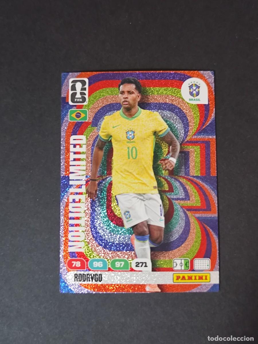 Cromos de f&uacute;tbol: RODRYGO EDICI&Oacute;N LIMITADA LIMITED BRASIL ADRENALYN MUNDIAL FIFA WORLD CUP 2026 PANINI