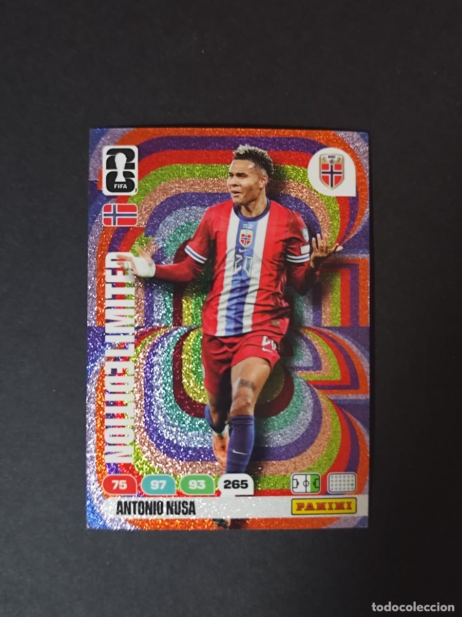 Figurine di Calcio: ANTONIO NUSA EDICI&Oacute;N LIMITADA LIMITED NORUEGA ADRENALYN MUNDIAL FIFA WORLD CUP 2026 PANINI