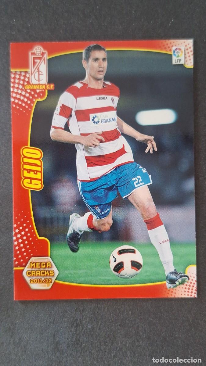 Cromos de f&uacute;tbol: L2 GEIJO GRANADA C. F. 124 PANINI MEGACRACKS 2011 2012 11 12
