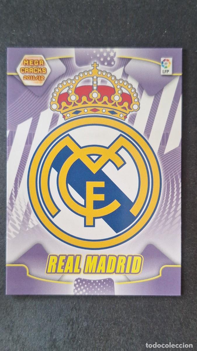 Fu&szlig;ball-Sticker: L2 ESCUDO REAL MADRID 145 PANINI MEGACRACKS 2011 2012 11 12
