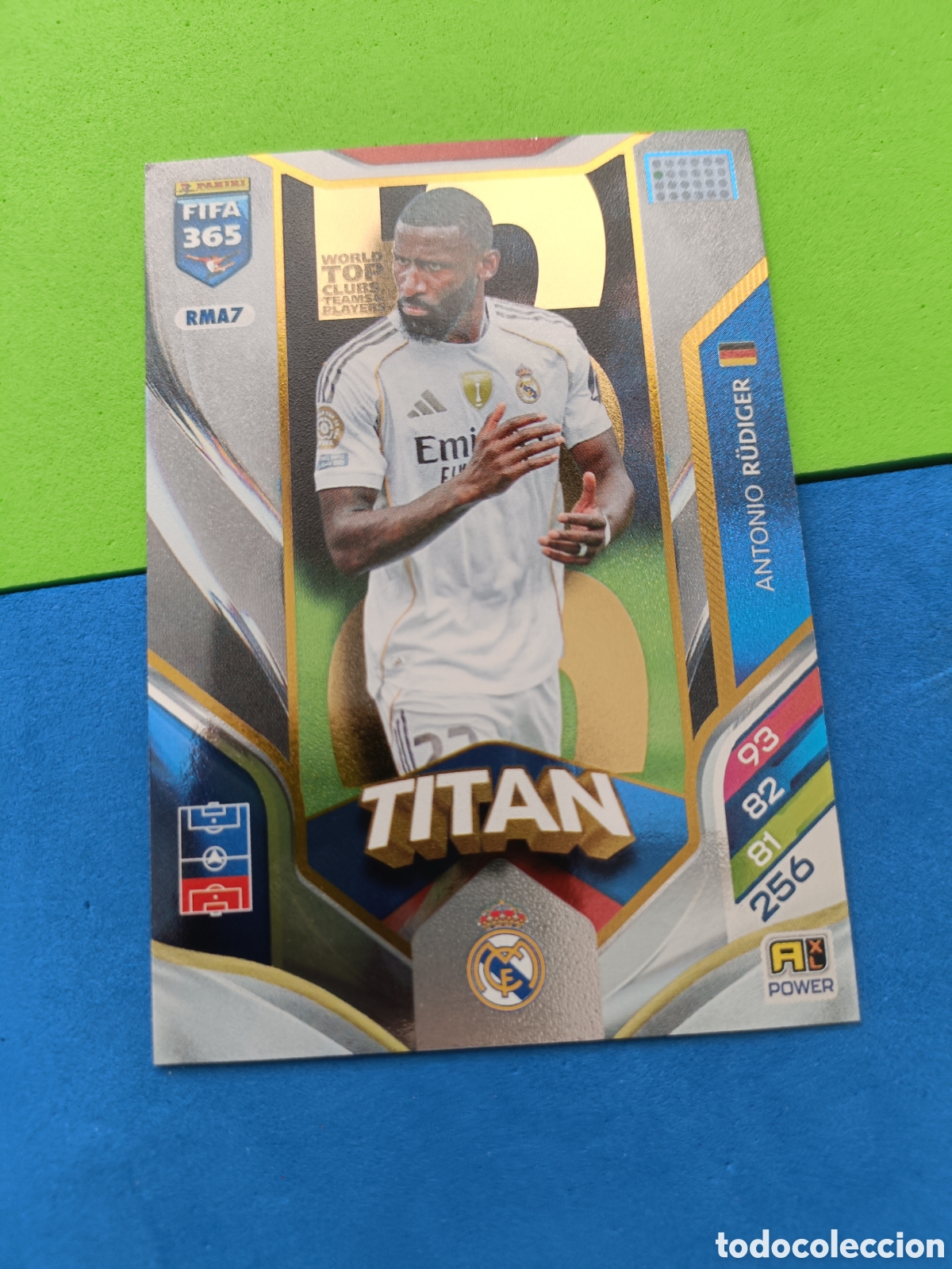 Figurine di Calcio: PANINI Adrenalyn XL FIFA 365 2025 2026 25 26 - Titan RMA 7 R&uuml;diger Real Madrid