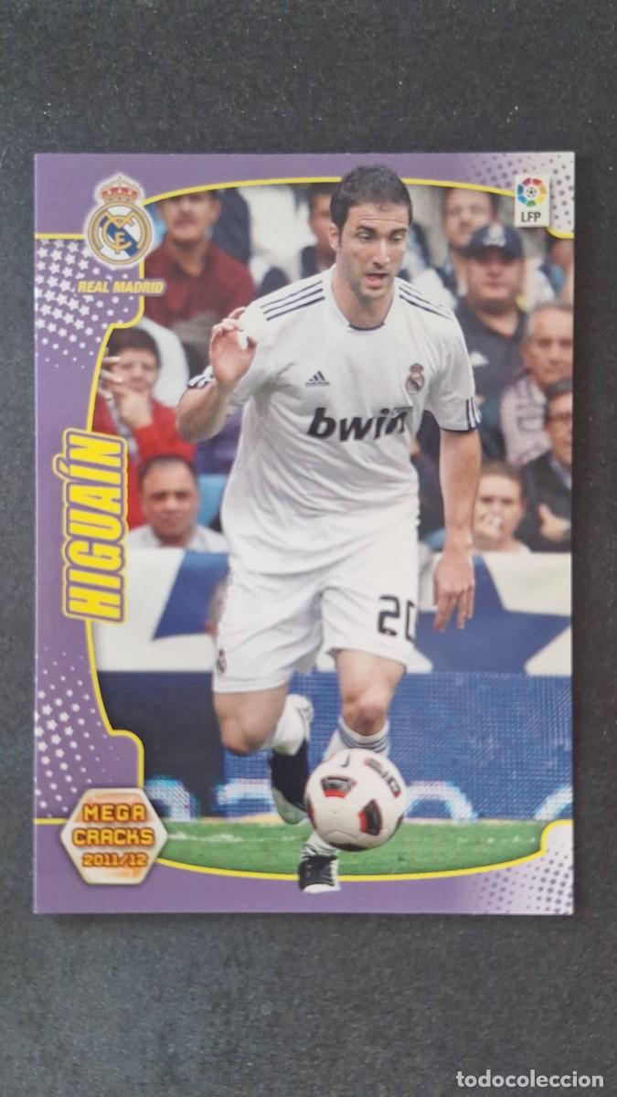 Figurine di Calcio: L2 HIGUAIN REAL MADRID 162 PANINI MEGACRACKS 2011 2012 11 12
