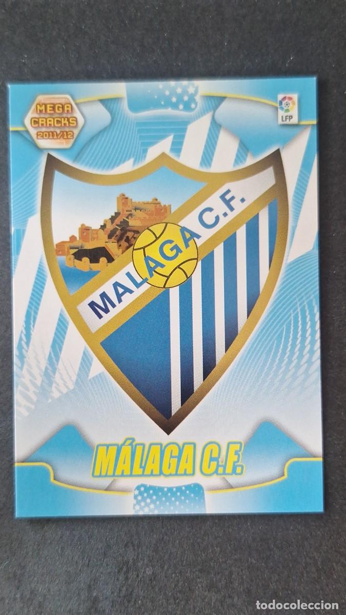 Figurine di Calcio: L2 ESCUDO MALAGA C. F. 163 PANINI MEGACRACKS 2011 2012 11 12