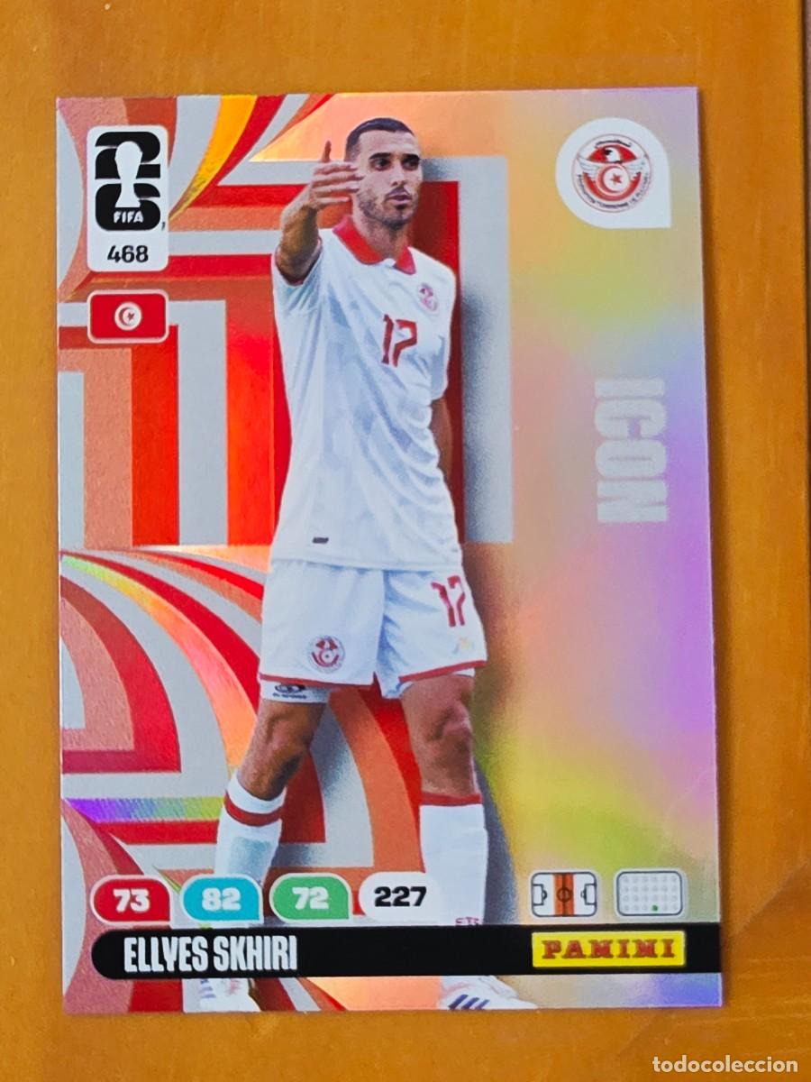 Figurine di Calcio: 468 Ellyes Skhiri, Icon, T&uacute;nez, Adrenalyn XL Fifa World Cup 2026 Mundial 26
