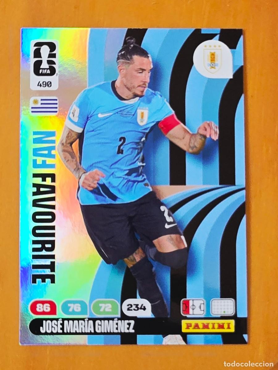 Figurine di Calcio: 490 Jos&eacute; Mar&iacute;a Gim&eacute;nez, Fan Favourite, Uruguay, Adrenalyn XL Fifa World Cup 2026 Mundial 26