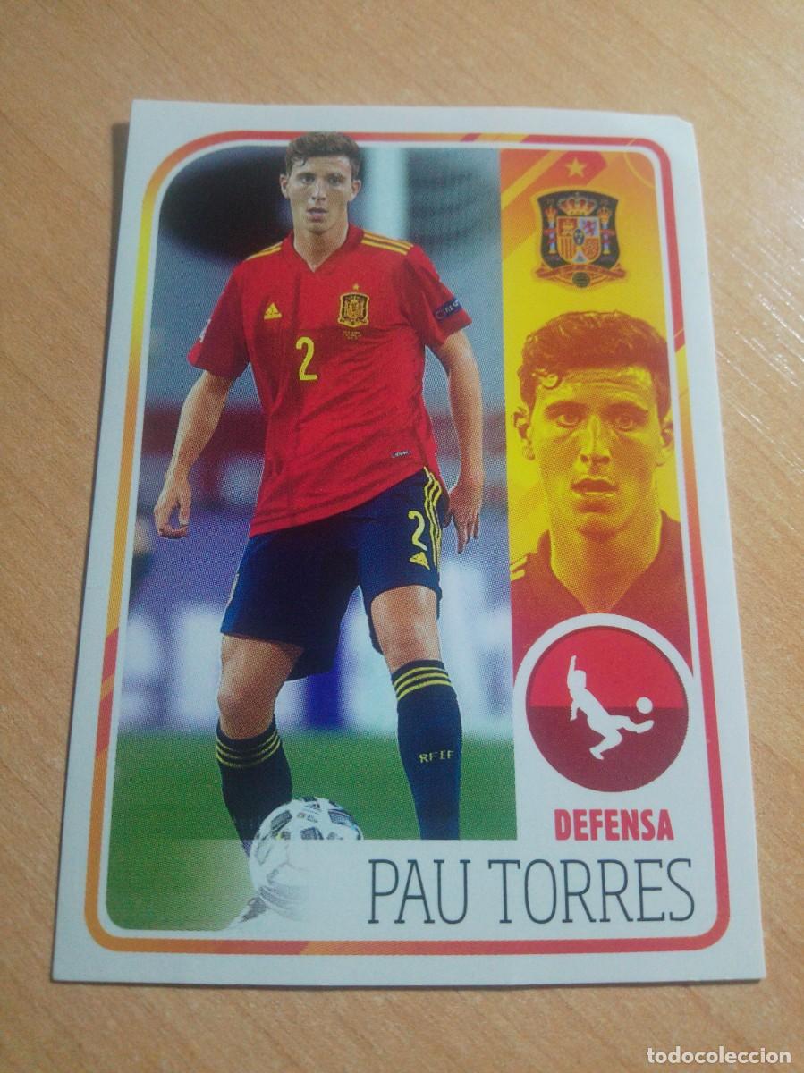 Cromos de f&uacute;tbol: 31 PAU TORRES ESPA&Ntilde;A COLECCION OFICIAL SELECCI&Oacute;N ESPA&Ntilde;OLA 2021 CARREFOUR PANINI