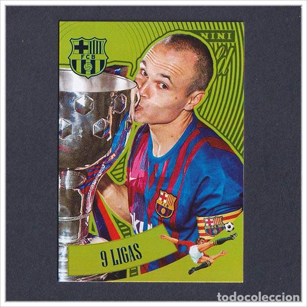 Cromos de f&uacute;tbol: TRIBUTO ANDRES INIESTA 1993 2024 PANINI TROFEO LIGA 2017 2018 46 BARCELONA COLECCI&Oacute;N LIGA ALBUM