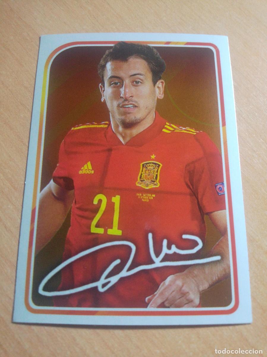 Cromos de f&uacute;tbol: 74 OYARZABAL FIRMA IMPRESA ESPA&Ntilde;A COLECCION OFICIAL SELECCI&Oacute;N ESPA&Ntilde;OLA 21 2021 CARREFOUR PANINI