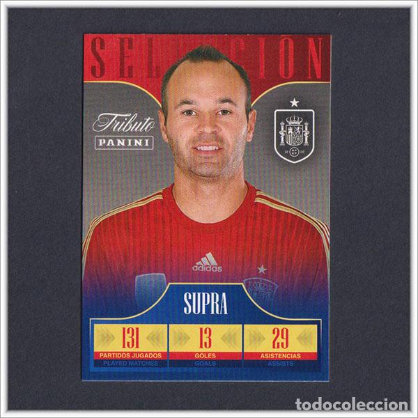 Cromos de f&uacute;tbol: TRIBUTO ANDRES INIESTA 1993 2024 PANINI ESPA&Ntilde;A 2006 2018 44 COLECCI&Oacute;N LIGA BARCELONA ALBUM
