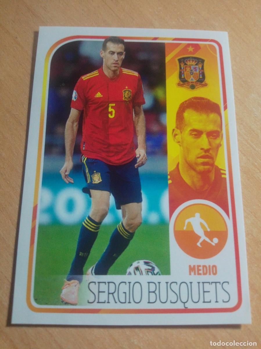 Cromos de f&uacute;tbol: 43 SERGIO BUSQUETS ESPA&Ntilde;A COLECCION OFICIAL SELECCI&Oacute;N ESPA&Ntilde;OLA 21 2021 CARREFOUR PANINI