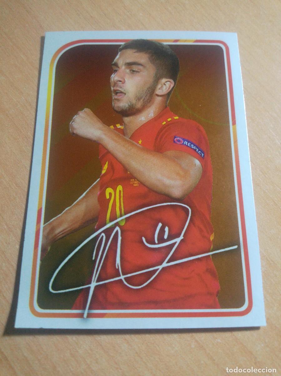 Cromos de f&uacute;tbol: 58 FERRAN TORRES FIRMA IMPRESA ESPA&Ntilde;A COLECCION OFICIAL SELECCI&Oacute;N ESPA&Ntilde;OLA 21 2021 CARREFOUR PANINI
