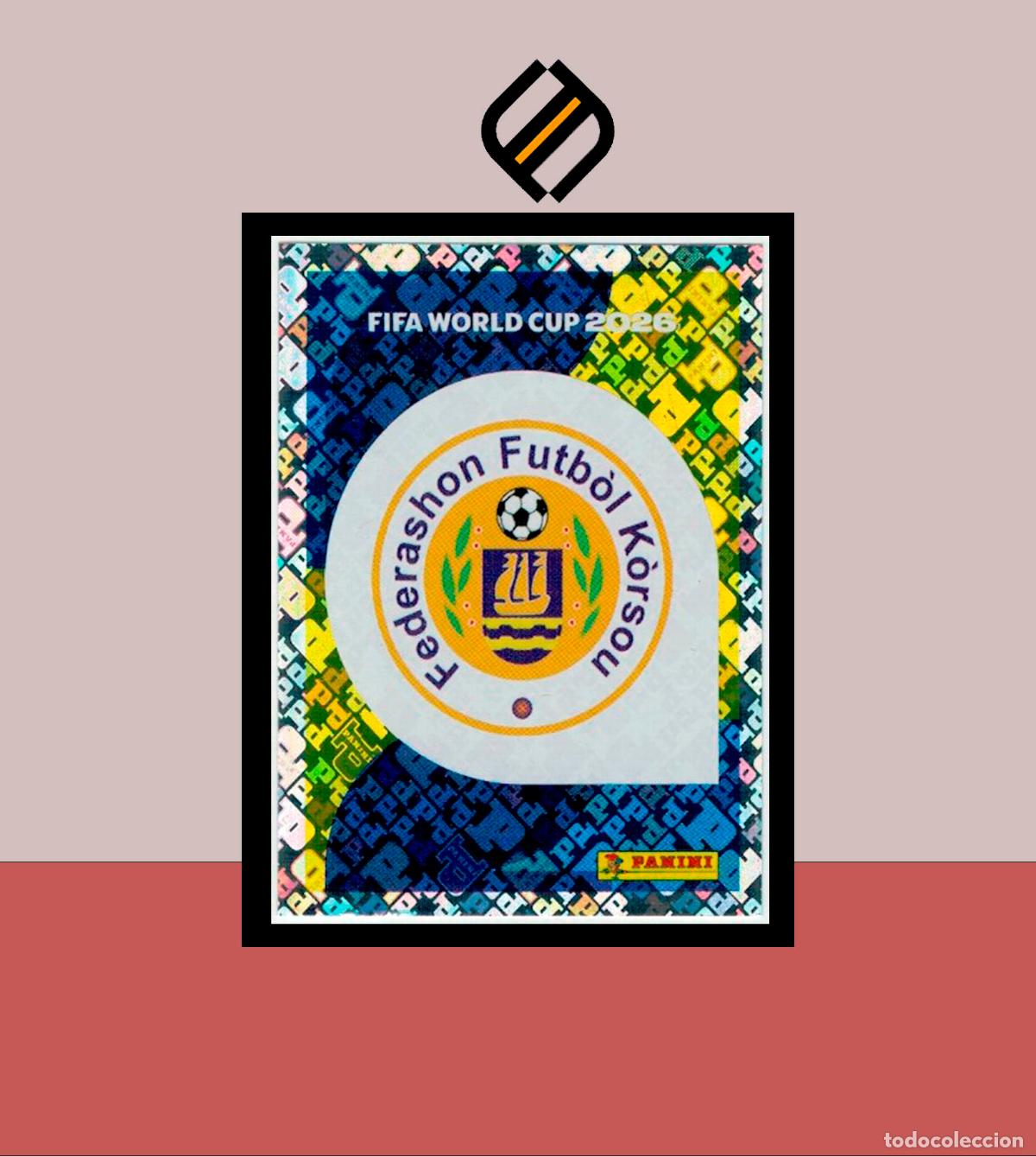 Fu&szlig;ball-Sticker: PANINI FIFA CLUB WORLD CUP 2026 26 CUW 1 ESCUDO CURACAO STICKER MUNDIAL MEX CAN USA LIGA