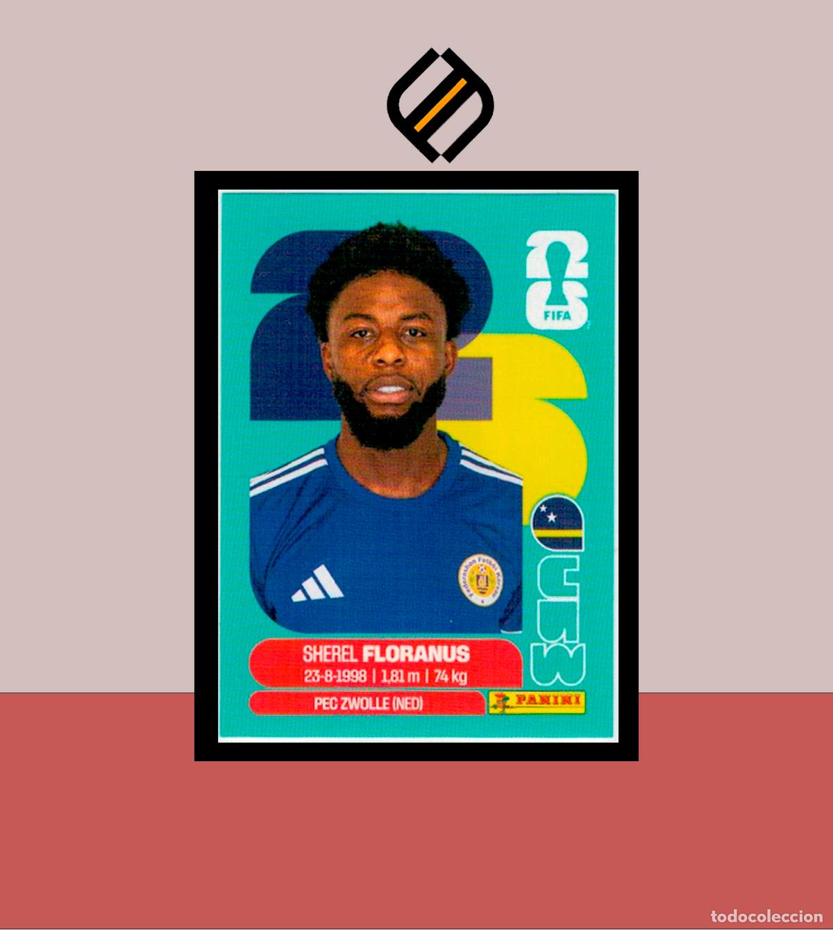 Cromos de f&uacute;tbol: PANINI FIFA CLUB WORLD CUP 2026 26 CUW 4 SHEREL FLORANUS CURACAO STICKER MUNDIAL MEX CAN USA LIGA