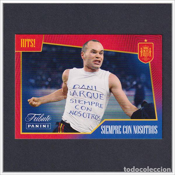 Cromos de f&uacute;tbol: TRIBUTO ANDRES INIESTA 1993 2024 PANINI DANI JARQUE GOL MUNDIAL 2010 36 COLECCI&Oacute;N LIGA BARCELONA