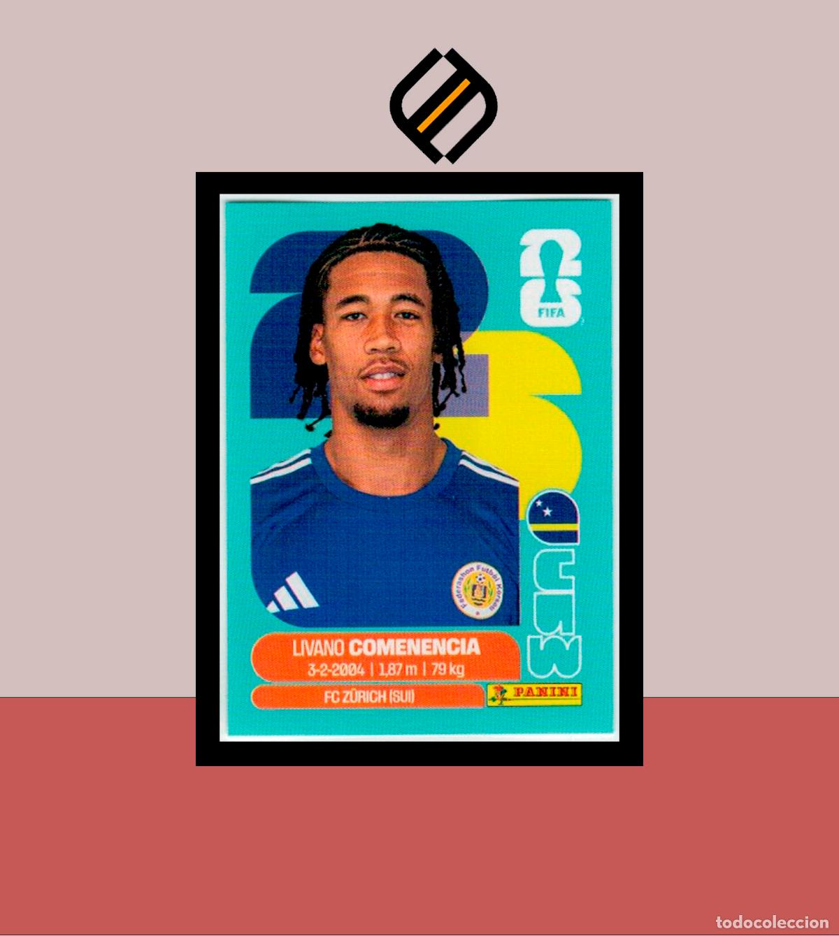 Cromos de f&uacute;tbol: PANINI FIFA CLUB WORLD CUP 2026 26 CUW 9 LIVANO COMENENCIA CURACAO STICKER MUNDIAL MEX CAN USA LIGA