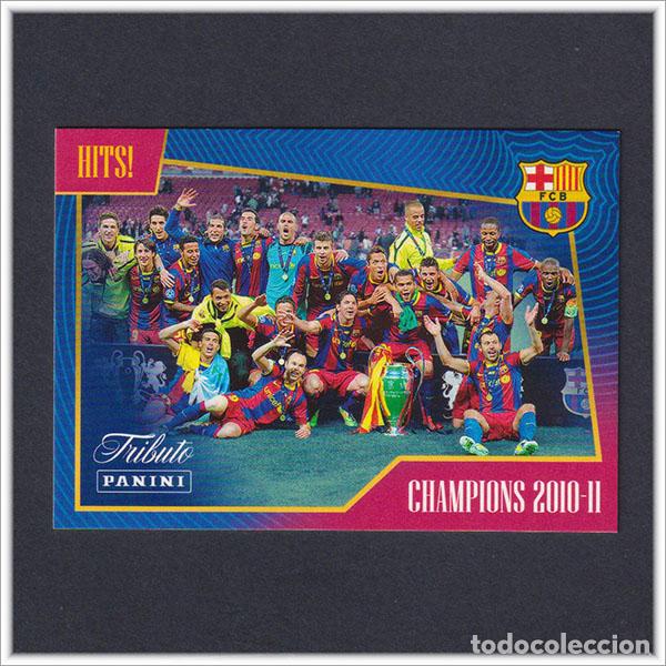 Cromos de f&uacute;tbol: TRIBUTO ANDRES INIESTA 1993 2024 PANINI CHAMPIONS MESSI VILLA 2010 2011 34 COLECCI&Oacute;N LIGA BARCELONA