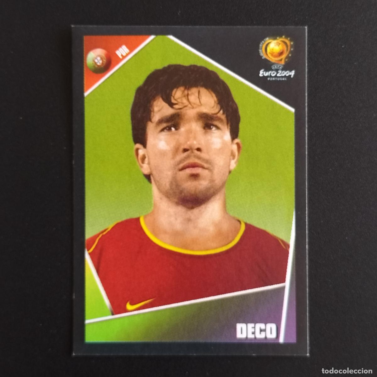 Cromos de f&uacute;tbol: CROMO 19 DECO PORTUGAL EUROCOPA FUTBOL PORTUGAL 04 FIFA EURO 2004 EURO2004 PANINI