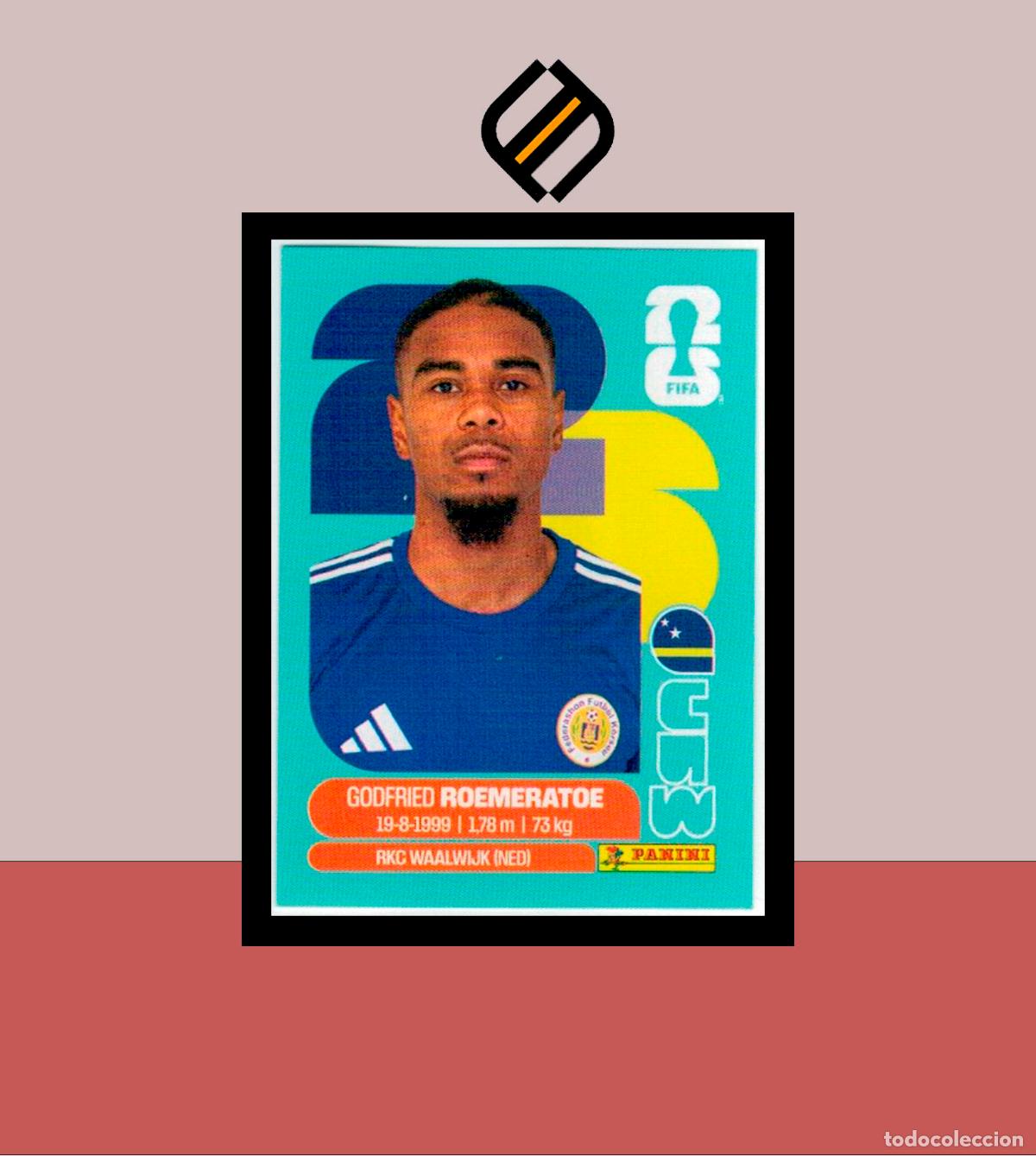 Cromos de f&uacute;tbol: PANINI FIFA CLUB WORLD CUP 2026 26 CUW 10 GODFRIED ROEMERATOE CURACAO STICKER MUNDIAL MEX CAN USA